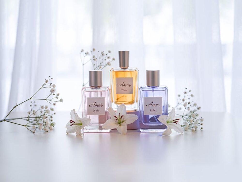 Kobieta z perfumami