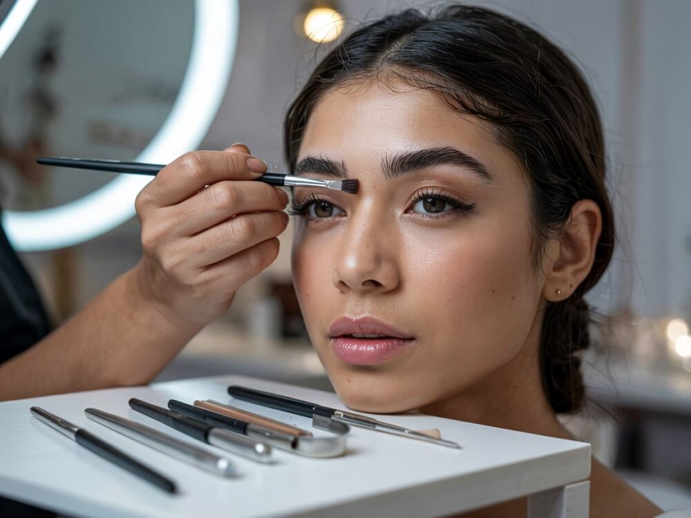 aplikacja henny na brwi