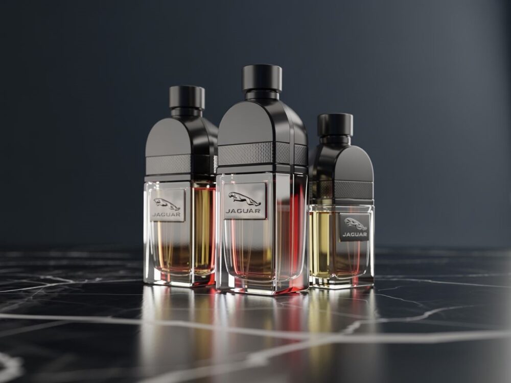 butelki perfum Jaguar