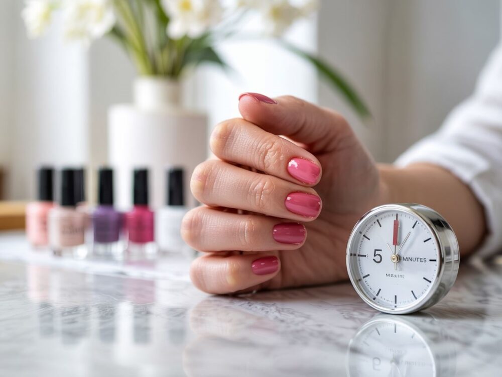 czasomierz przy manicure