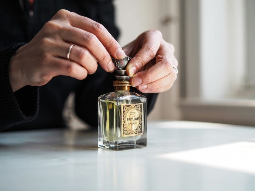 czyszczenie dyszy perfum