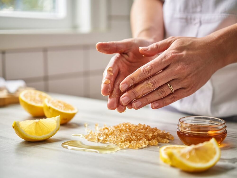 domowy peeling twarzy