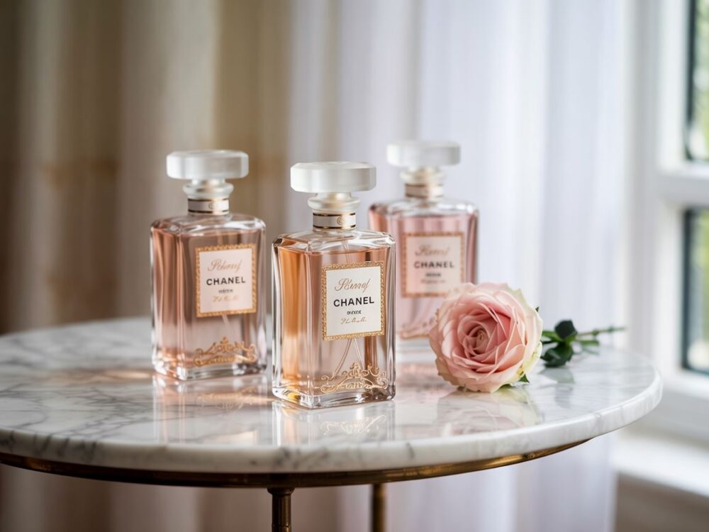 eleganckie butelki perfum