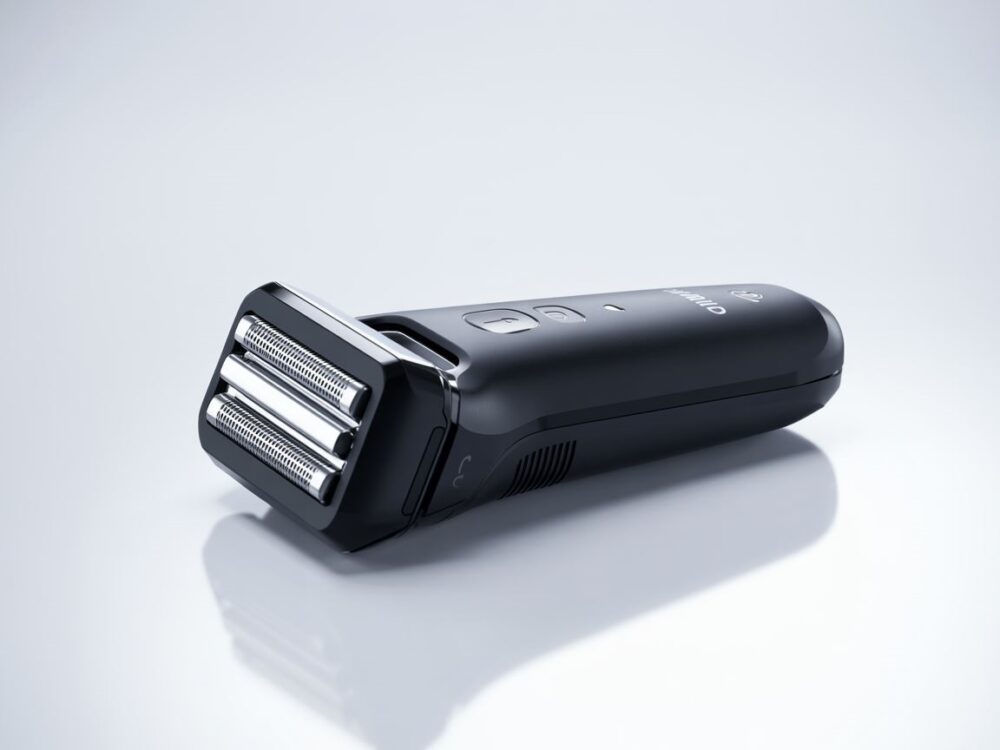 elektryczna golarka z ostrzami