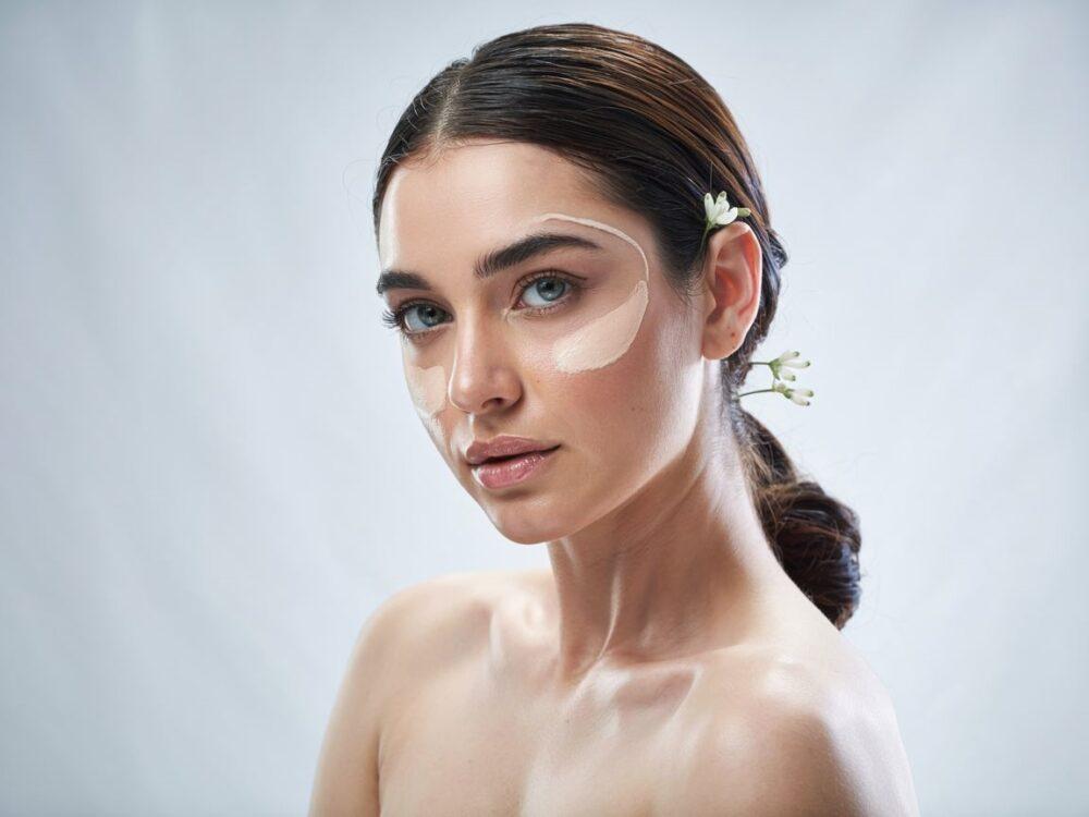 gładka cera z makijażem