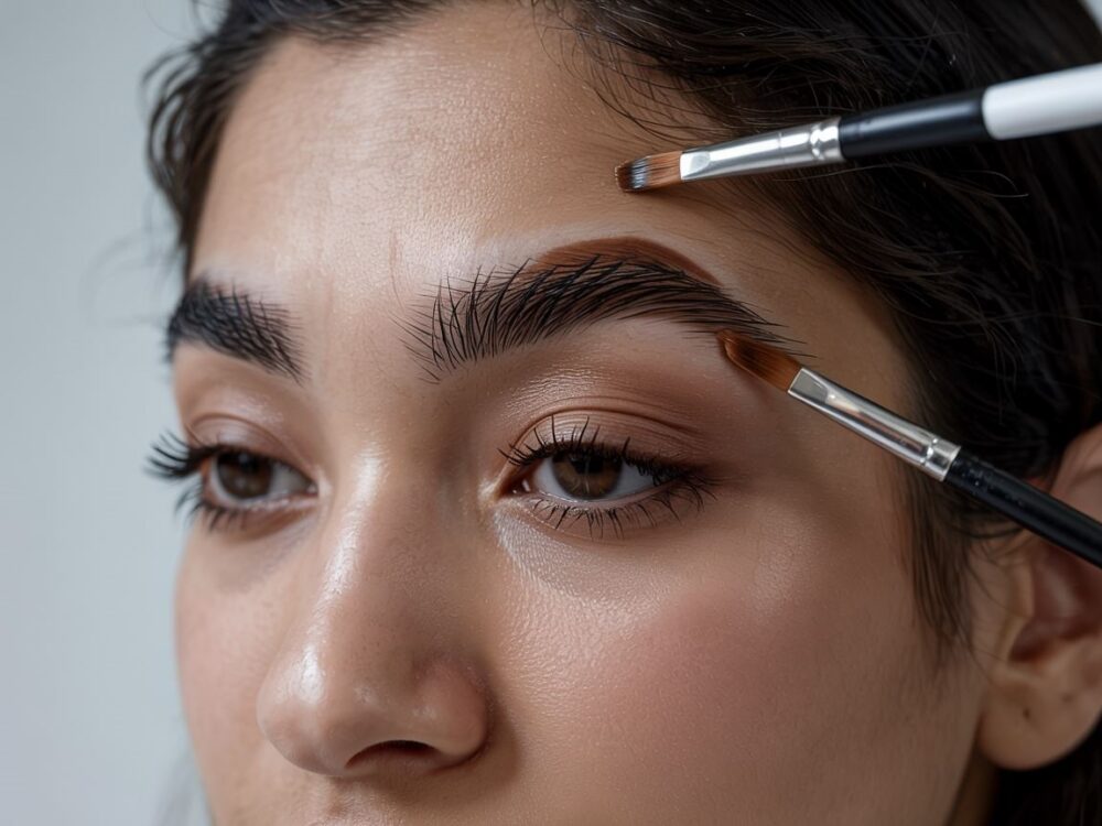 makijaż brwi