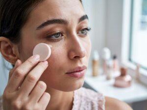 makijaż korektorem pod oczami