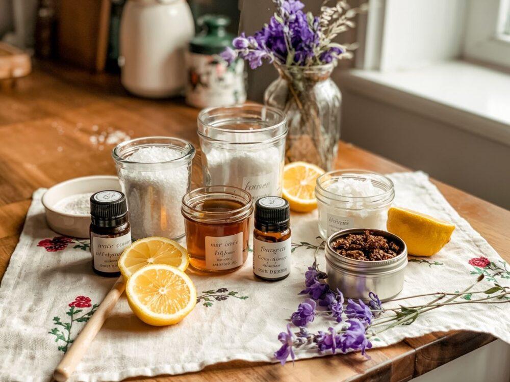 miska z peelingiem cukrowym