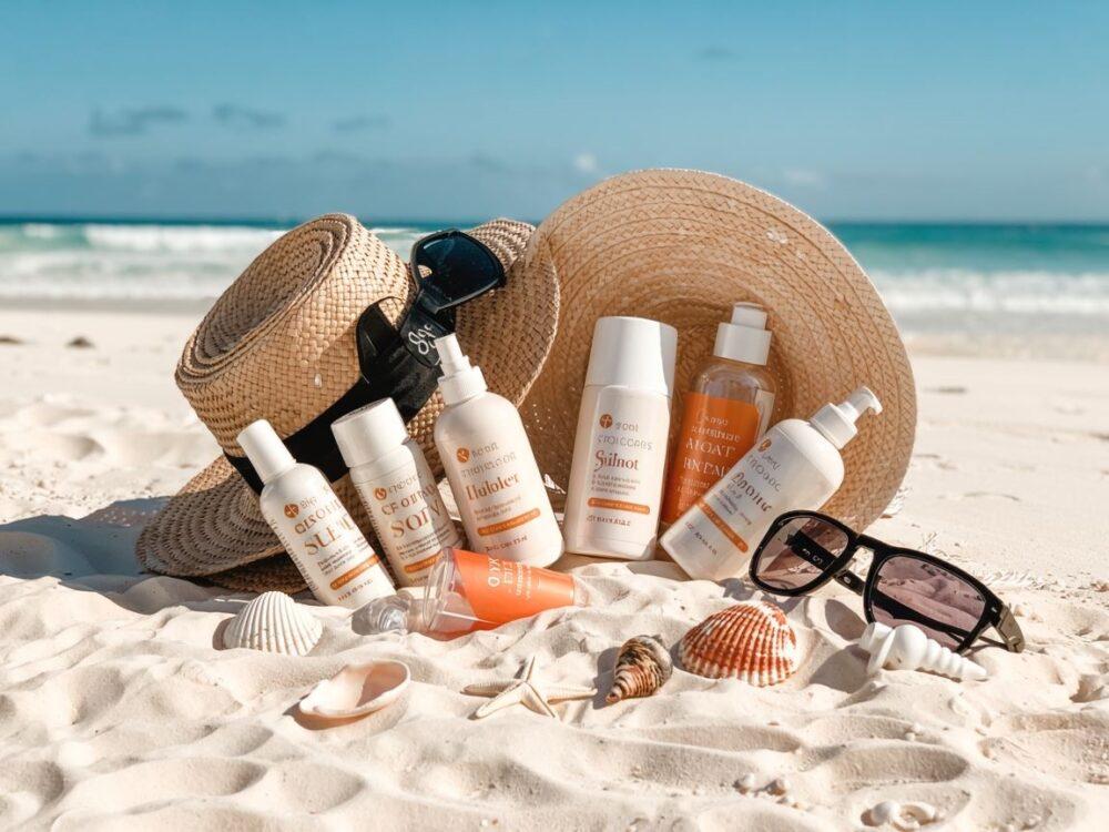 olejek i akcesoria plażowe