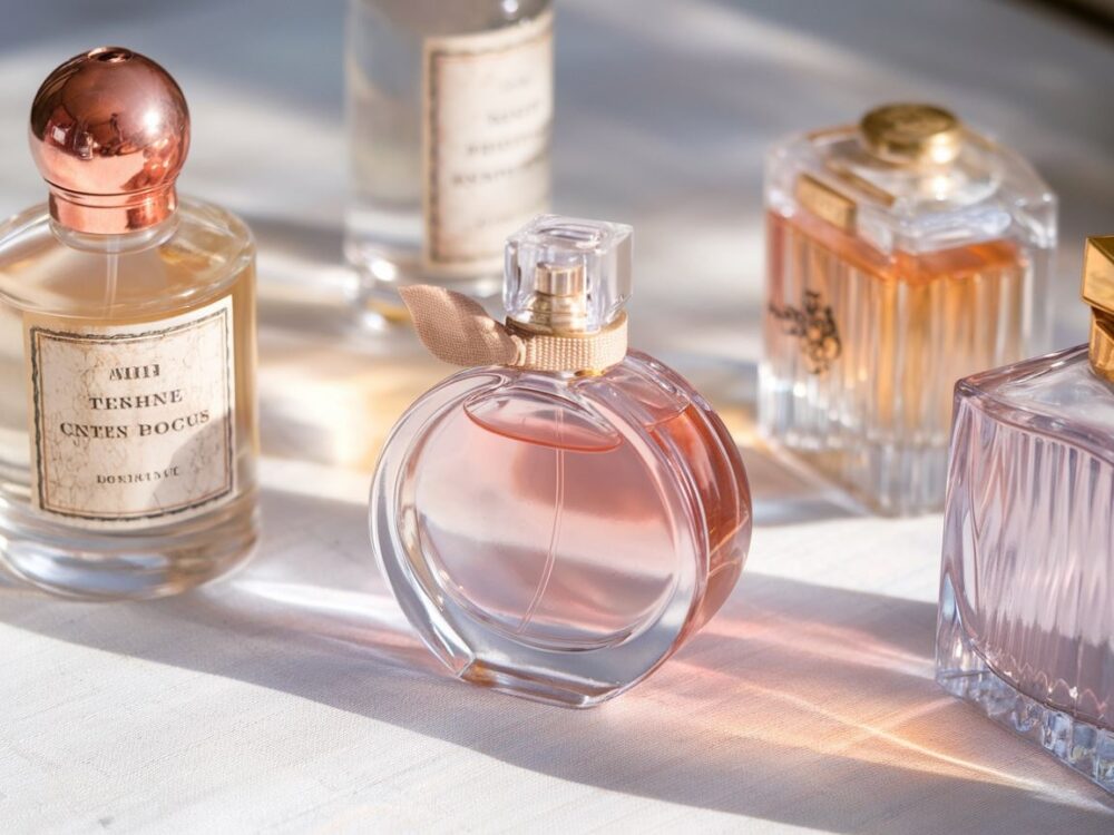 otwarta butelka perfum