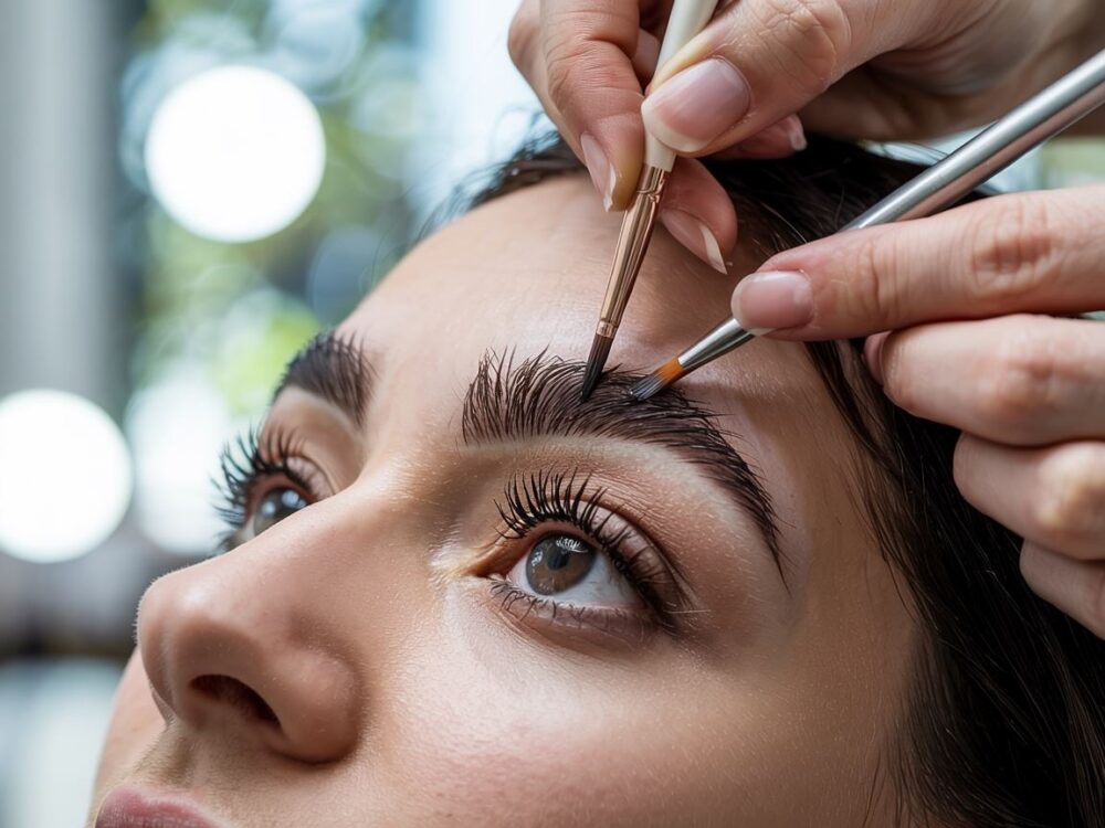 przyciemnianie brwi