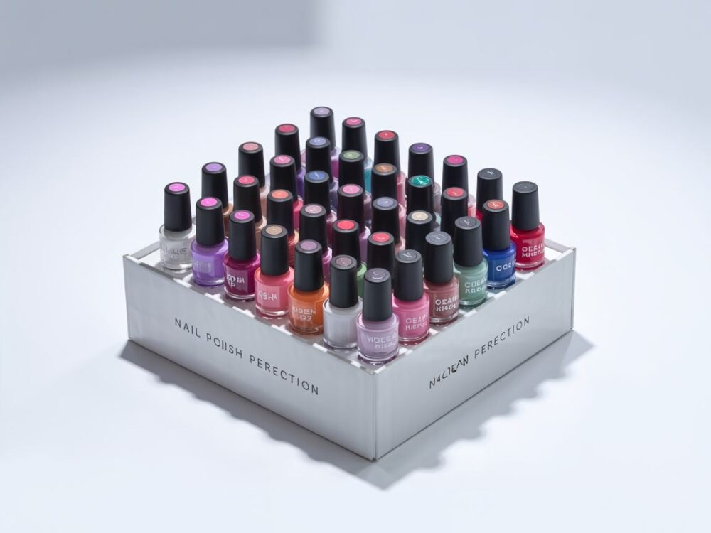 pudełko na lakiery do paznokci