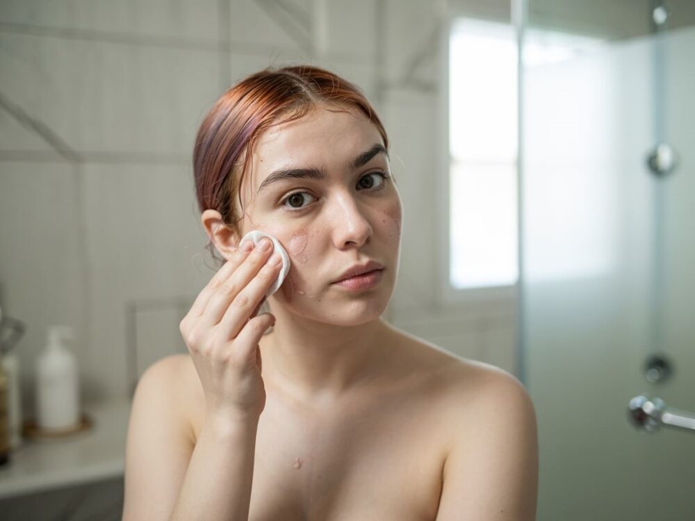 zmywanie farby do włosów