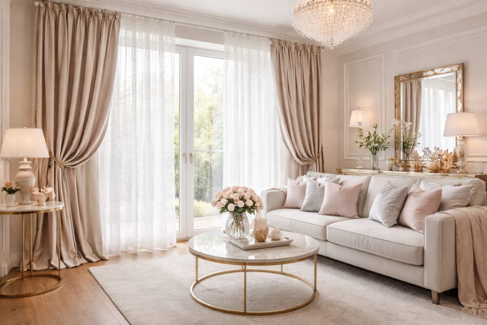 Styl glamour - elegancja i dekoracyjny charakter okna