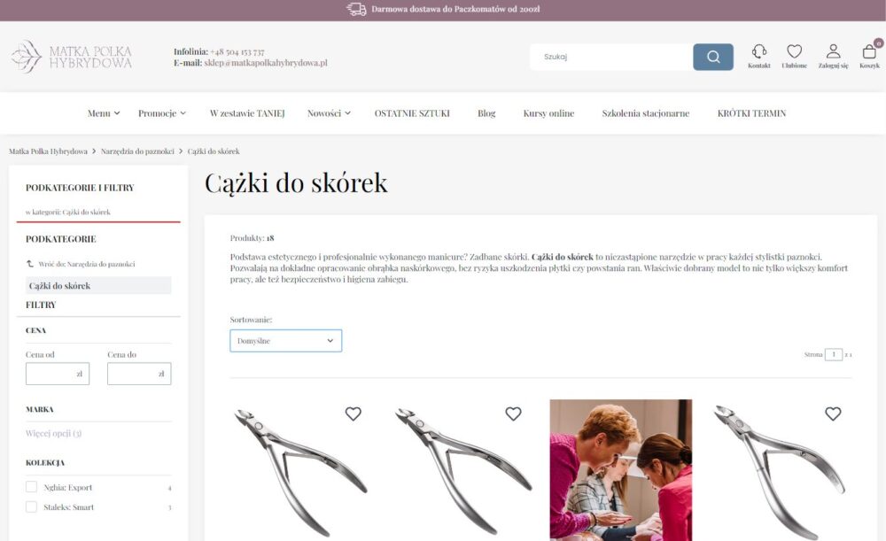 Cążki do skórek